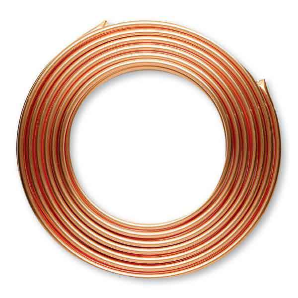 6.35mm 1/4" .25" OD Copper Tubing Brake Pipe Wholesale