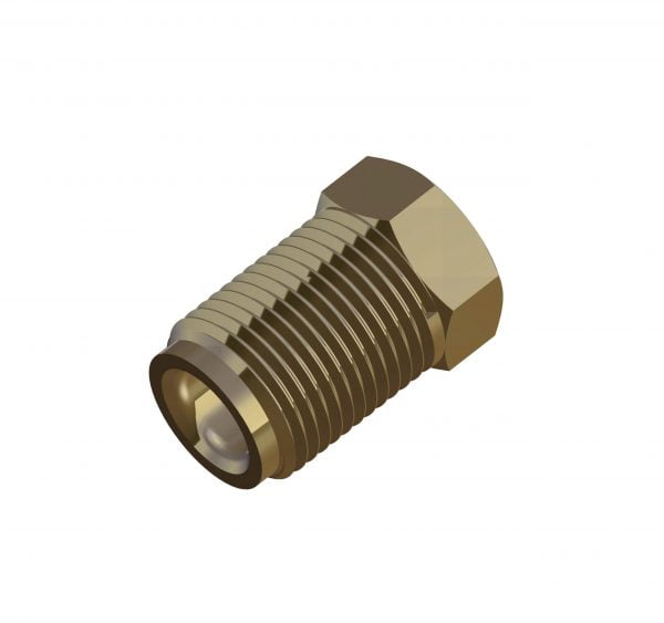 M10x1 Brass Male Fitting Type B for ISO Double Flare 4.76mm 3/16" Brake Line Tube Nut Wholesale
