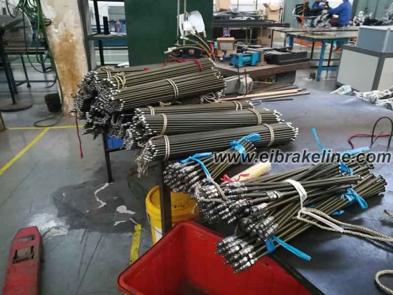 Preormed PVF Coated Flared Brake Lines with Fittings