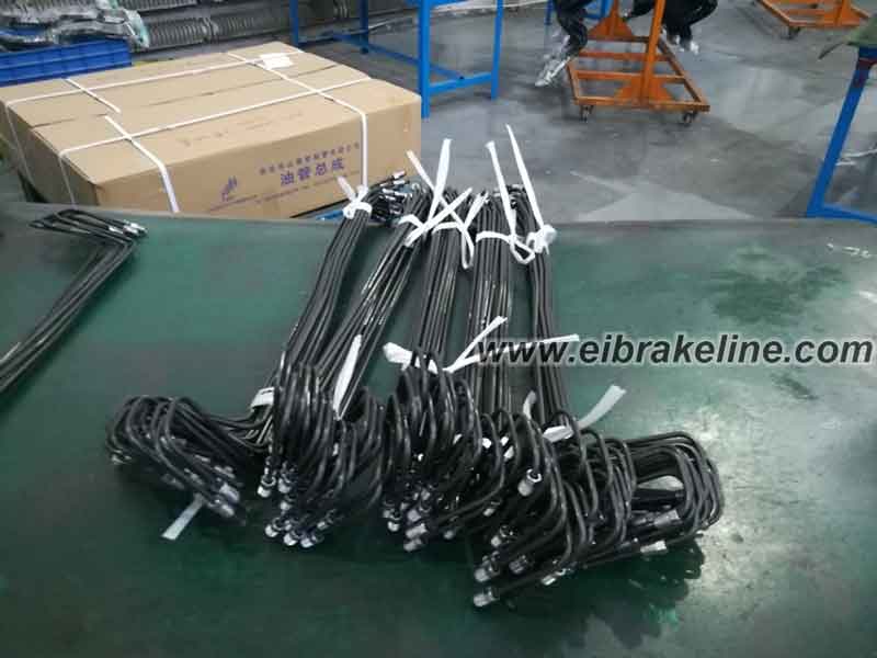 Preormed PVF Coated Flared Brake Lines with Fittings