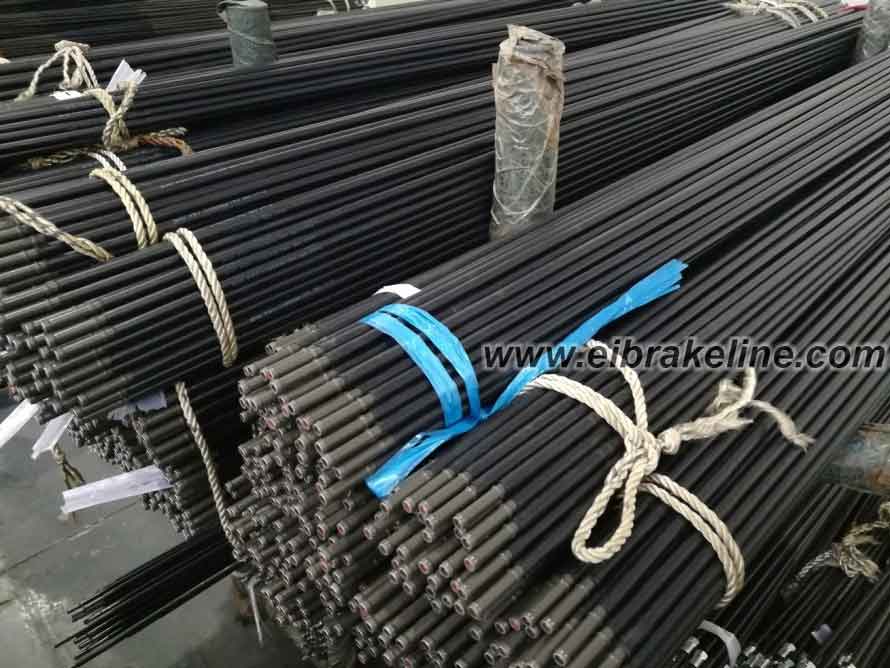 Prebent PVF Coated Flared Brake Lines with Fittings