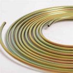 Steel Brake Line tubing coil yellow zinc plated